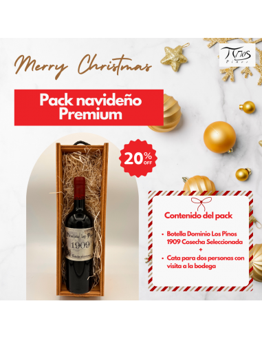 Pack Botella de vino 1909 +...